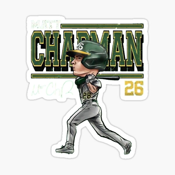  Matt Chapman Oakland Athletics #26 Green Youth Cool