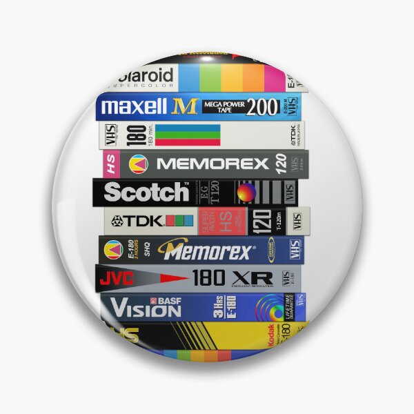Item preview, Classic Full Stack of Retro Blank VHS Tapes designed and sold by ShopOfGeek.