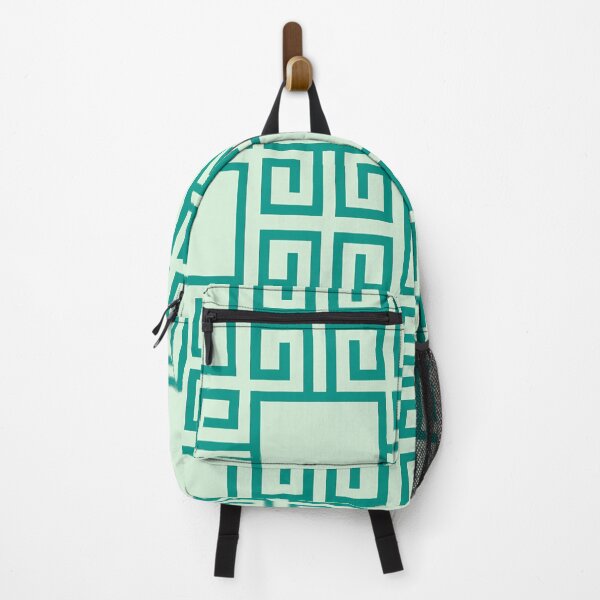 Item preview, Green Greek Key Pattern designed and sold by Tamas Das.