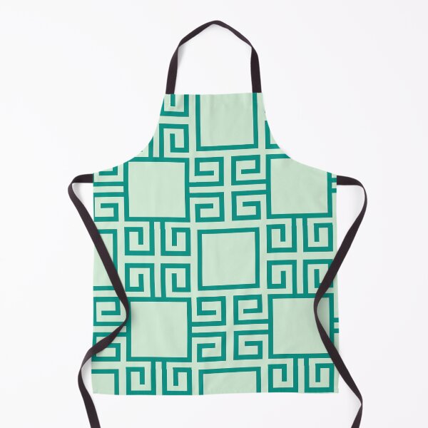 Item preview, Green Greek Key Pattern designed and sold by Tamas Das.