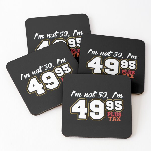 Item preview, I'm Not 50, 50th Birthday Fiftieth Bday Quote Gift designed and sold by nanoununjarb.