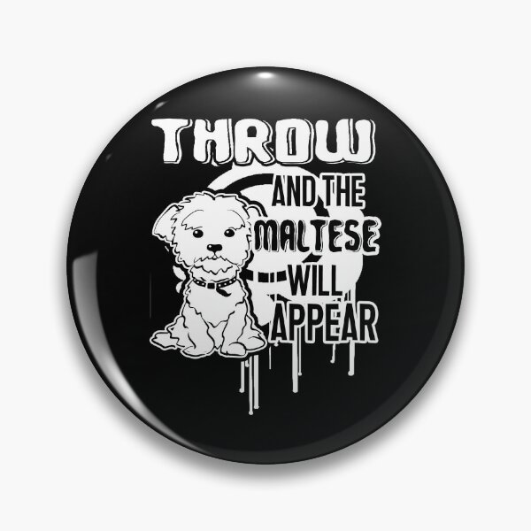 Item preview, Throw and Maltese Will Appear designed and sold by UnknownArtistt.