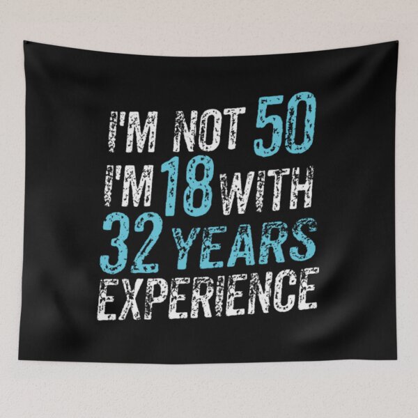 Item preview, I'm Not 50, 50th Birthday Present, Golden Years designed and sold by nanoununjarb.
