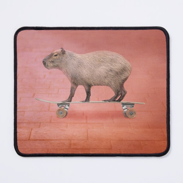 Item preview, Capybara on Skatebaord designed and sold by Elisabeth Lucas.