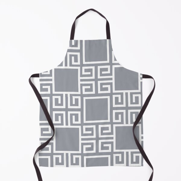 Item preview, Silver And Grey Greek Key Pattern designed and sold by Tamas Das.