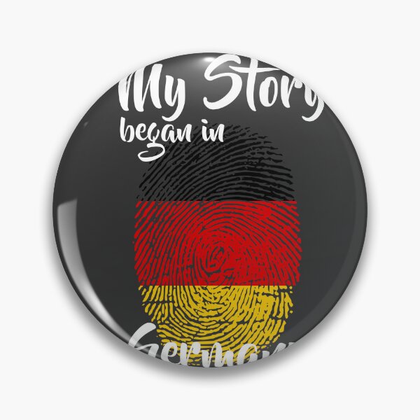 Item preview, My story began in Germany Flag Fingerprint DNA German designed and sold by PartyShirts1.