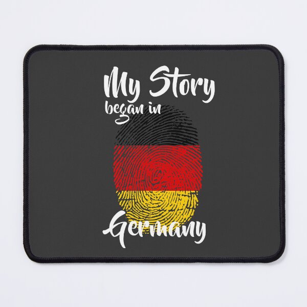 Item preview, My story began in Germany Flag Fingerprint DNA German designed and sold by PartyShirts1.