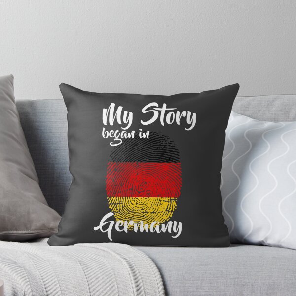 Item preview, My story began in Germany Flag Fingerprint DNA German designed and sold by PartyShirts1.