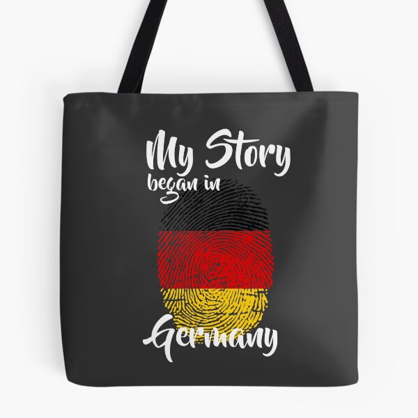 Item preview, My story began in Germany Flag Fingerprint DNA German designed and sold by PartyShirts1.