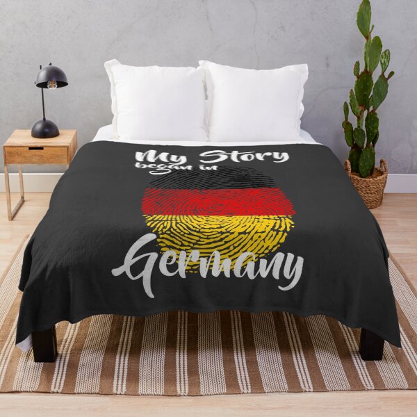 Item preview, My story began in Germany Flag Fingerprint DNA German designed and sold by PartyShirts1.