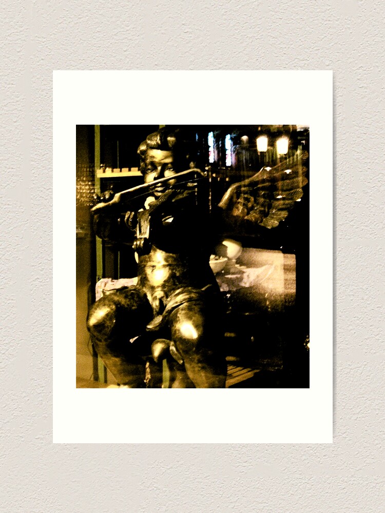Thumbnail 1 of 3, Art Print, Cherubim Under Glass designed and sold by alvinsan9.