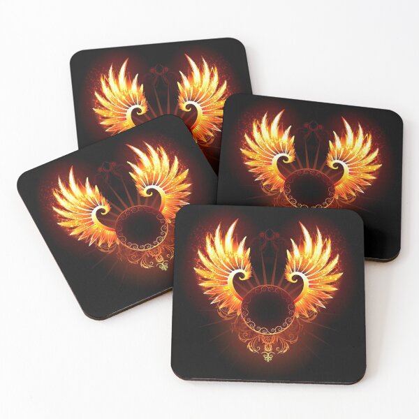 Item preview, Banner with wings phoenix designed and sold by Blackmoon9.
