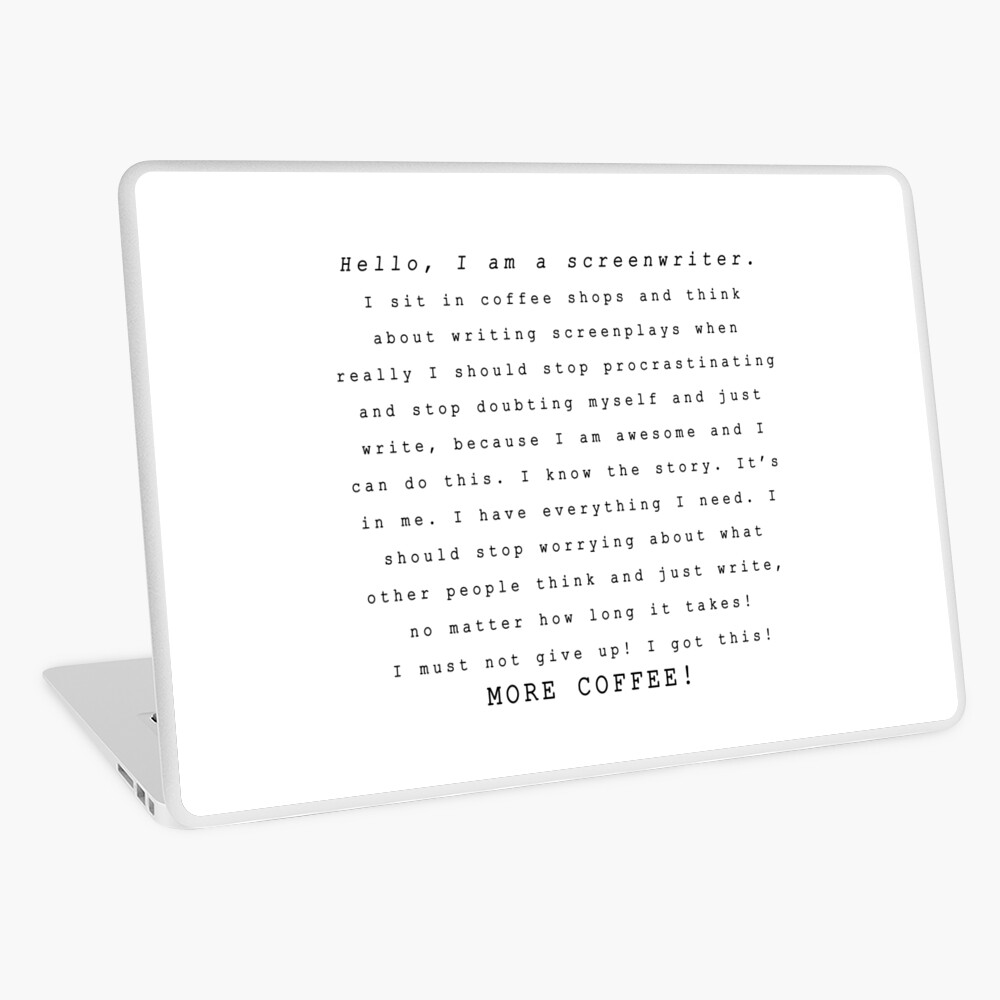Screenwriters (Typewriter II) Laptop Skin