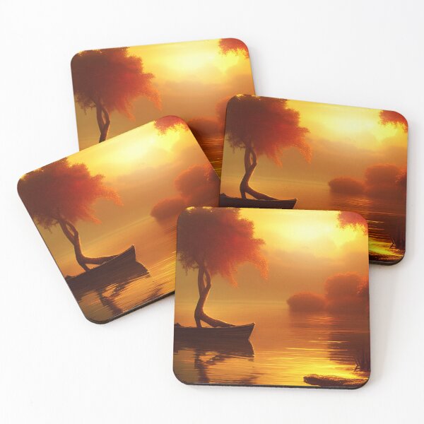 Item preview, Boat at Sunset designed and sold by Aaron Ochs.