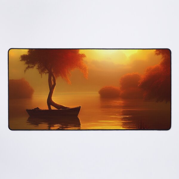 Item preview, Boat at Sunset designed and sold by Aaron Ochs.