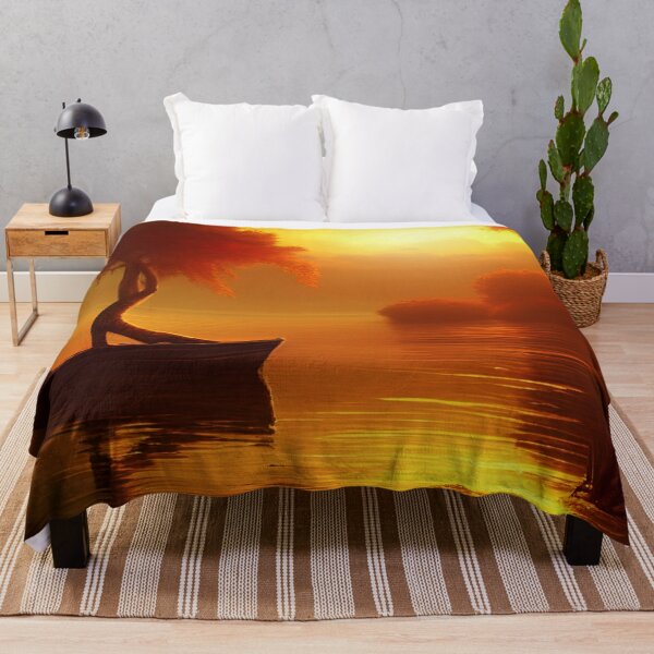 Item preview, Boat at Sunset designed and sold by Aaron Ochs.