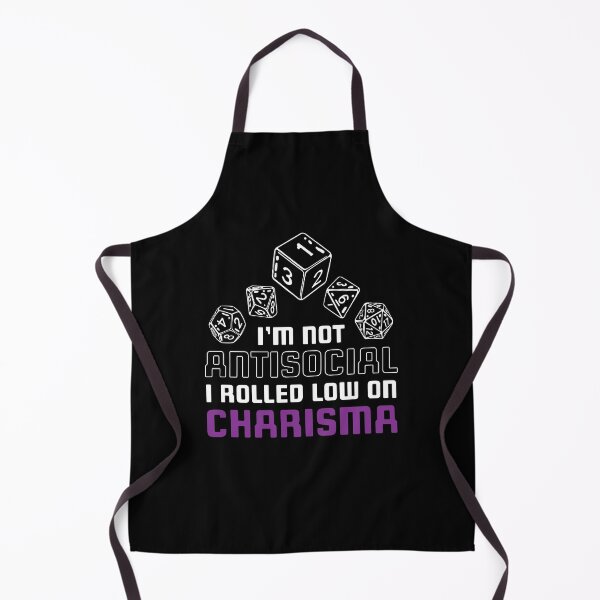 Item preview, Im Not Antisocial Rolled Low Charisma designed and sold by MooonTees.