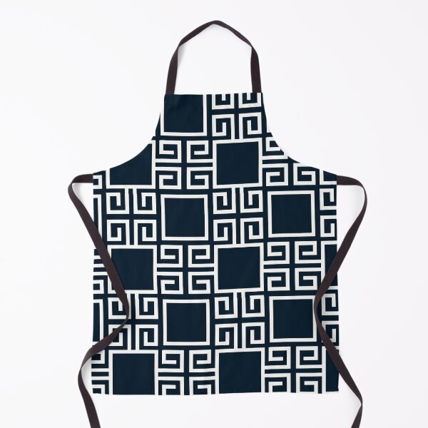 Item preview, Navy Blue Greek Key Pattern designed and sold by Tamas Das.