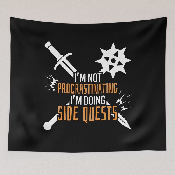 Item preview, Not Procrastinatig I Am Doing Side Quests designed and sold by MooonTees.