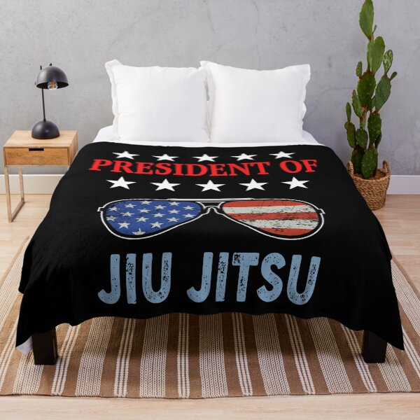 Item preview, President of Jiu Jitsu - USA Flag Jiu Jitsu Saying! Funny Jiu Jitsu Design for a Jiu Jitsu / Jujitsu Lover designed and sold by TheKarateStore.