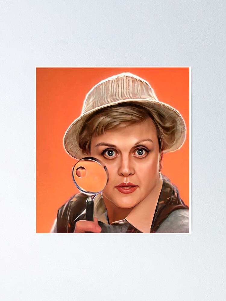 Jessica Fletcher Murder She Wrote Poster For Sale By Shumannn11 Redbubble 