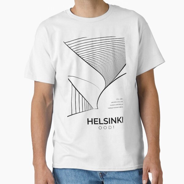 Item preview, Helsinki Oodi Architecture (Minimalist) designed and sold by Rapaz Designs.