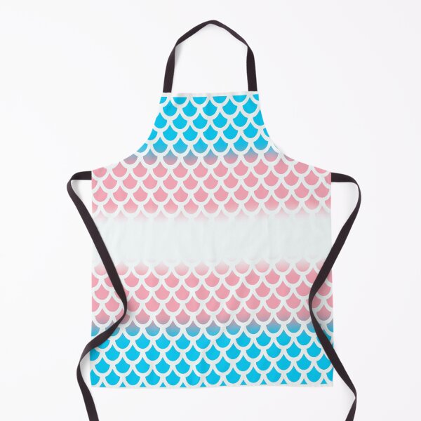 Item preview, Transgender Pride Flag Ombre Mermaid Fish Scales designed and sold by prideXrainbow.