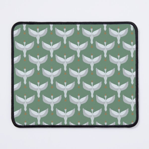 Item preview, Blue heron on green designed and sold by Ema Tudose.