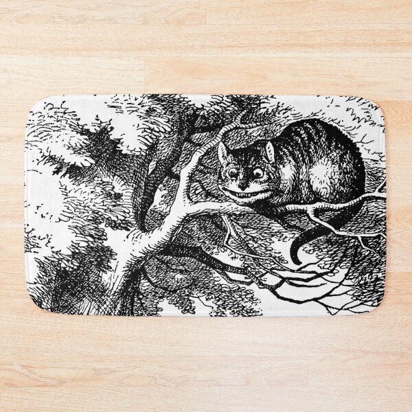Item preview, Alice in Wonderland - The Cheshire Cat Black and White Kitty designed and sold by tanabe.