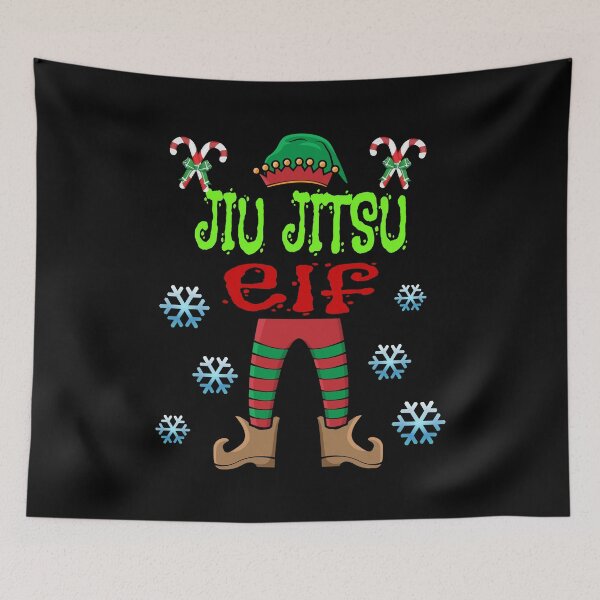 Item preview, Jiu Jitsu Lazy Christmas Costume - Jiu Jitsu Elf! Funny Jiu Jitsu Design for a Jiu Jitsu / Jujitsu Lover designed and sold by TheKarateStore.