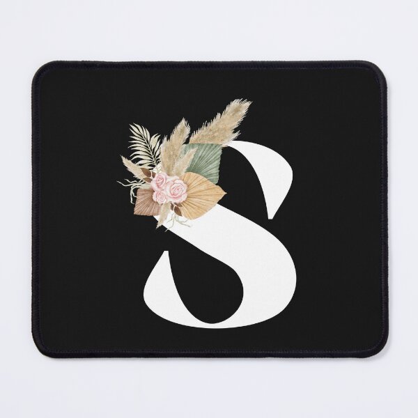 Item preview, letter s floral designed and sold by LU NA.