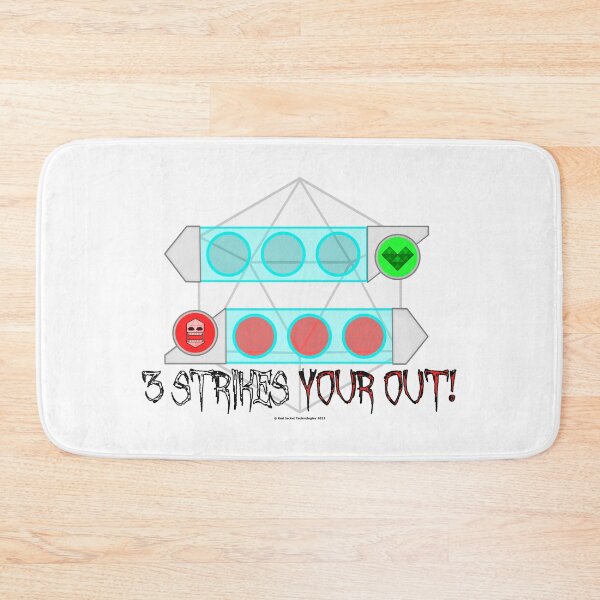 Item preview, 3 Strikes Your Out (Death Saving Throw) designed and sold by Red Jacket Technologies.