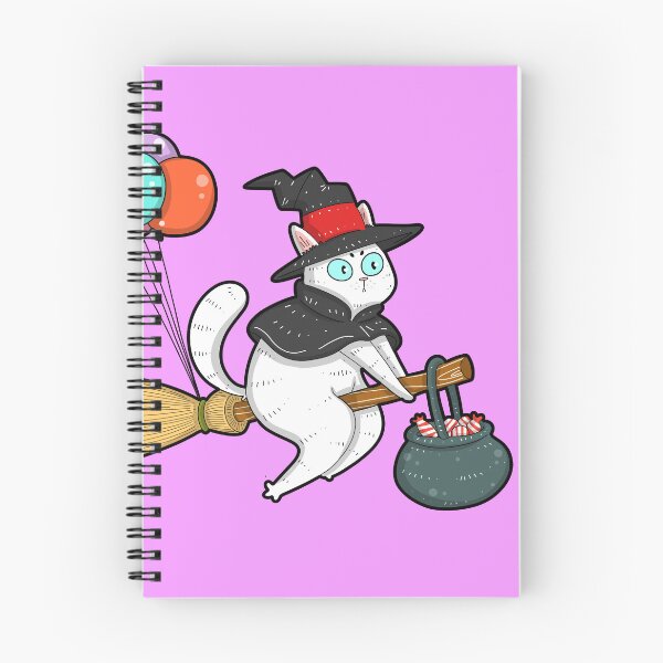 Item preview, Spooky witch halloween cat designed and sold by tactooncat.