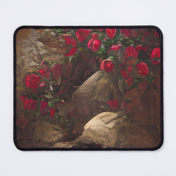 Item preview, Red roses growing in rocks designed and sold by zorropriest.