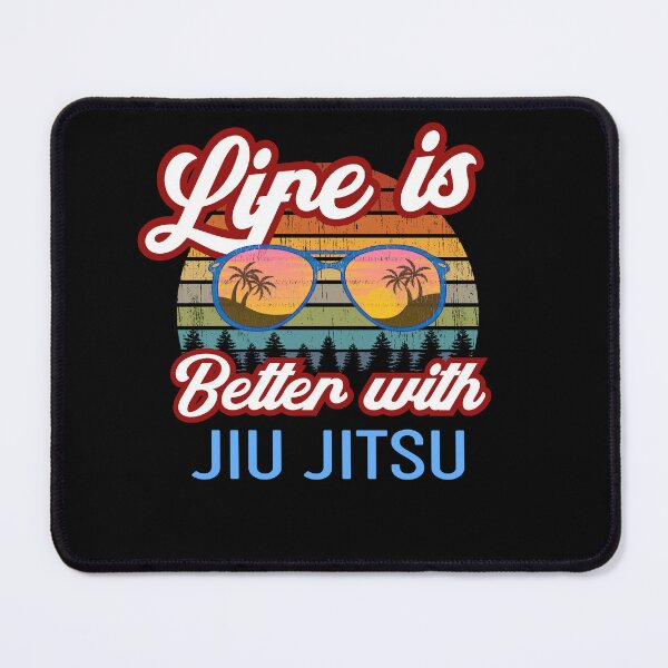 Item preview, Vintage Sunset. Life is Better With Jiu Jitsu! Funny Retro Sunset Jiu Jitsu Design for a Jiu Jitsu / Jujitsu Lover designed and sold by TheKarateStore.