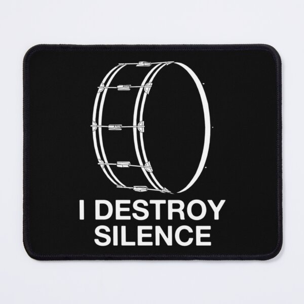 Item preview, I Destroy Silence Bass Drum  designed and sold by Declinedfisher.