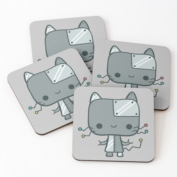 Item preview, Kawaii Robot Kitty - Beep Boop Meow designed and sold by FreyaDraws.