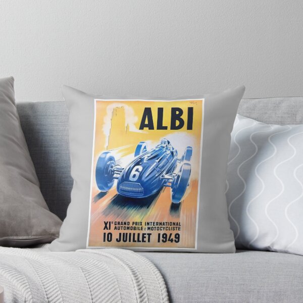 Artikelvorschau, 1949 Albi Grand Prix Autorennenplakat entworfen und verkauft von retrographics.