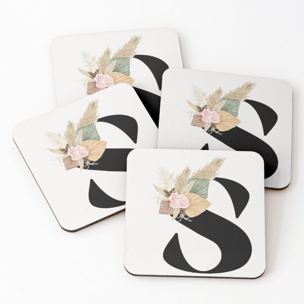 Item preview, letter s floral designed and sold by LU NA.
