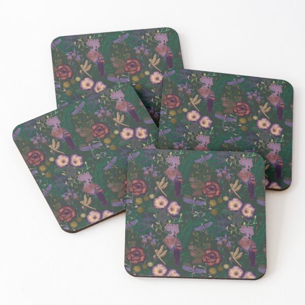 Item preview, Secret Garden Green designed and sold by hunkyfrog.