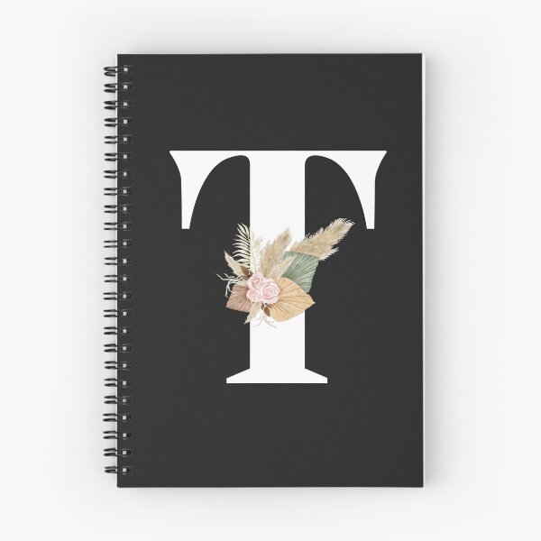 Item preview,  letter t floral designed and sold by LU NA.
