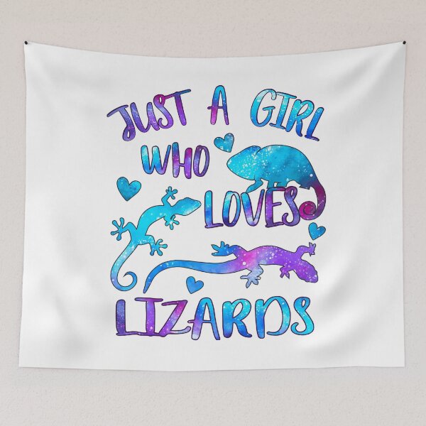 Item preview, Just a girl who loves lizards designed and sold by PrettyPittie Shop.