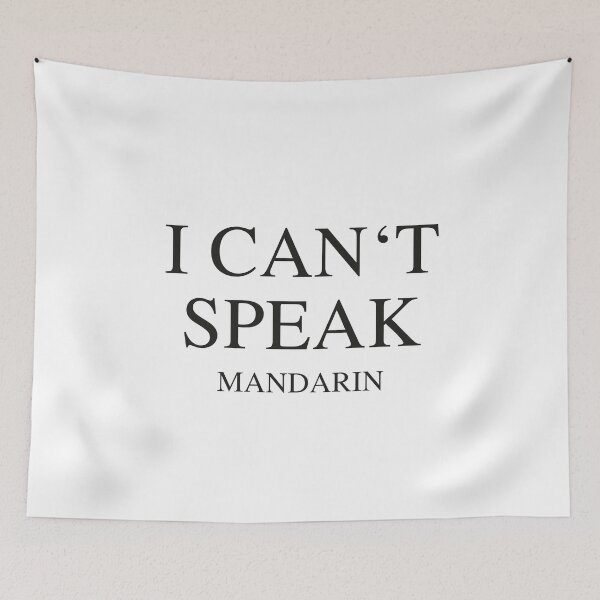 Item preview, I can't speak - Mandarin designed and sold by Hell-Prints.