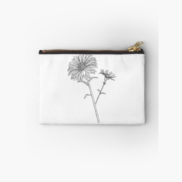 Item preview, Aster Flower Fine Line Drawing designed and sold by BluebellPainter.