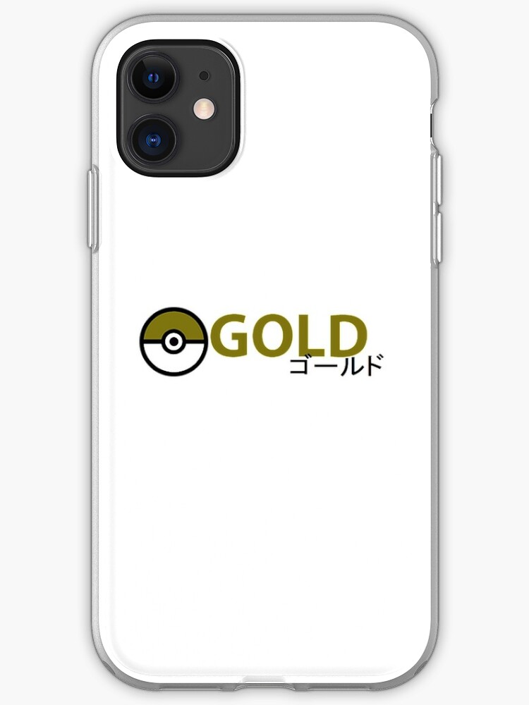 Pokemon Gold Iphone Case Cover By Casuallycorrupt Redbubble
