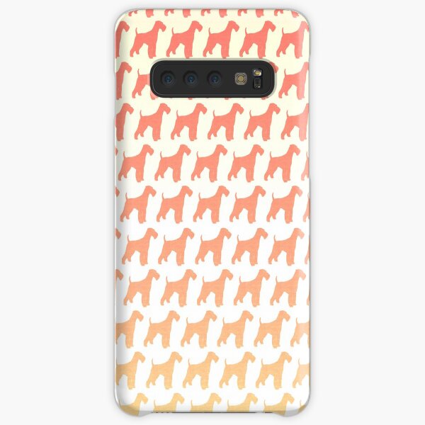 Airedale Terrier Silhouette(s) Samsung Galaxy Snap Case