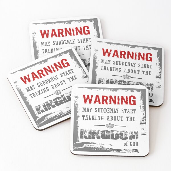 Item preview, Warning - May Suddenly Start Talking About the Kingdom of God - Christian T-shirt designed and sold by Narrow-Path.