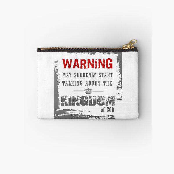 Item preview, Warning - May Suddenly Start Talking About the Kingdom of God - Christian T-shirt designed and sold by Narrow-Path.