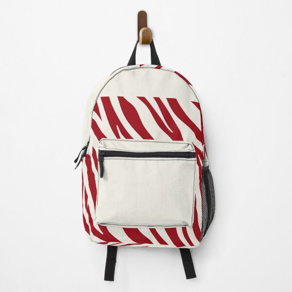 Item preview, Antique White Vertical Split and Red Zebra Print designed and sold by HiddenPuppets.