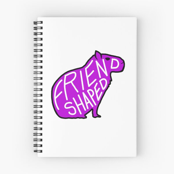 Item preview, Capybara is friend-shaped - Pink designed and sold by thelittleforest.